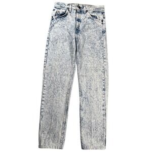 Vtg Levi's 505 Jeans Mens 29x32 (actual 28x30) Blue Acid Wash Orange Tab USA